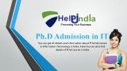 Ph.D Admission 2015