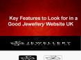 Key Features to Look for in a Good Jewellery Website UK