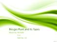 Bio-Gas and Its Types PowerPoint PPT Presentation
