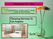 Commercial Cleaning in Los Angeles-Green Squad Inc