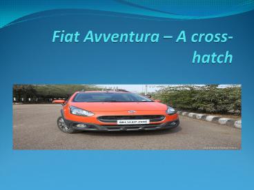 Fiat Avventura  in India