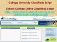 College University Classifieds Script PowerPoint PPT Presentation