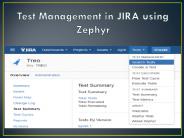 Test Management in JIRA using Zephyr