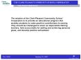 The mission of the Clark-Pleasant Community School Corporation is to provide an educational program that enables students to make positive contributions to society. They should be challenged to excel as responsible lifelong learners, held accountable PowerPoint PPT Presentation