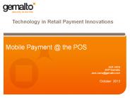 Mobile Payment @ the POS