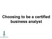 When to get a business analyst training