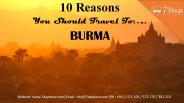 10 Reasons You Should Travel To Burma