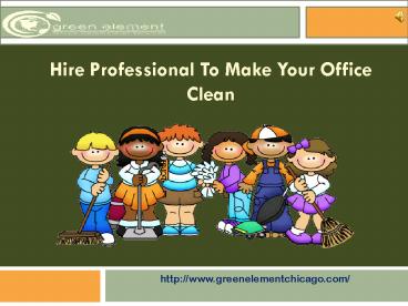 Office Cleaning Services | Green Cleaners Chicago IL