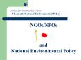 -%20Module%202:%20National%20Environmental%20Policy%20- PowerPoint PPT Presentation