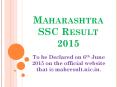Maharashtra SSC Result 2015 PowerPoint PPT Presentation