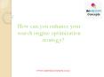 How can you enhance your search engine optimization strategy PowerPoint PPT Presentation