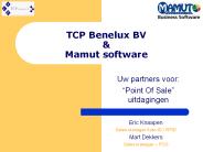 TCP Benelux BV