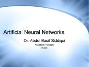 Artificial Neural Networks