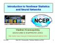 Introduction to Nonlinear Statistics and Neural Networks PowerPoint PPT Presentation