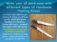 Make your all work easy with different types of Handmade Hunting Knives PowerPoint PPT Presentation