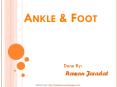 Ankle PowerPoint PPT Presentation