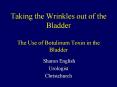 Taking the Wrinkles out of the Bladder The Use of Botulinum Toxin in the Bladder PowerPoint PPT Presentation