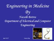 Engineering in Medicine