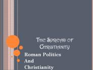 The Spread of Christianity
