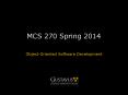 MCS 270 Spring 2014 PowerPoint PPT Presentation
