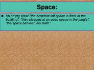 Space: