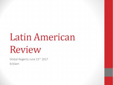 Latin American Review