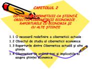 CAPITOLUL 2 DEFINIREA CIBERNETICII CA STIINT