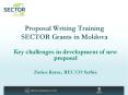 Proposal Writing Training SECTOR Grants in Moldova PowerPoint PPT Presentation