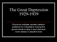 The Great Depression 1929-1939 PowerPoint PPT Presentation