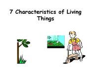 7 Characteristics of Living Things