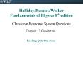 Halliday/Resnick/Walker Fundamentals of Physics 8th edition PowerPoint PPT Presentation