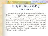 BILISSEL DAVRANIS