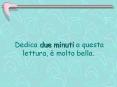 Dedica due minuti a questa lettura,  PowerPoint PPT Presentation