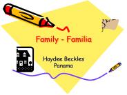 Family - Familia