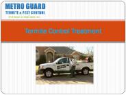 Termite Control Treatment