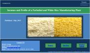 Parboiled White Rice Manufacturing Plant | Income, Production