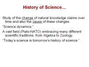 History of Science