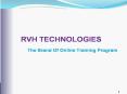 SQL Server online training classes recordings|online trainings from RVH Technologies|low fee