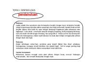 TOPIK II : BERPIKIR LOGIS