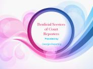 Benficial Services of Court Reporters in Georgia