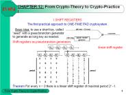 CHAPTER 12: From Crypto-Theory to Crypto-Practice I