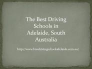 Best Driving Schools in Adelaide