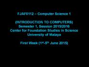 LECTURE 01 INTRODUCTION TO COMPUTER1516_A