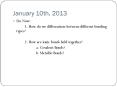 January 10th, 2013 PowerPoint PPT Presentation