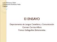 El ENSAYO