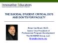 The SUICIDAL STUDENT: Critical Do PowerPoint PPT Presentation