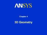 3D Geometry