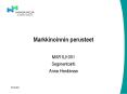 Markkinoinnin perusteet PowerPoint PPT Presentation