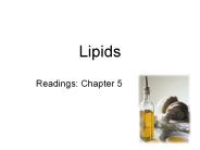 Lipids