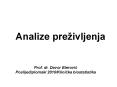 Analize pre PowerPoint PPT Presentation